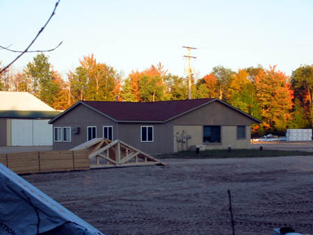 Northwoods Drive-In Theatre - Remodeled Snack Bar - Photo From Water Winter Wonderland (newer photo)